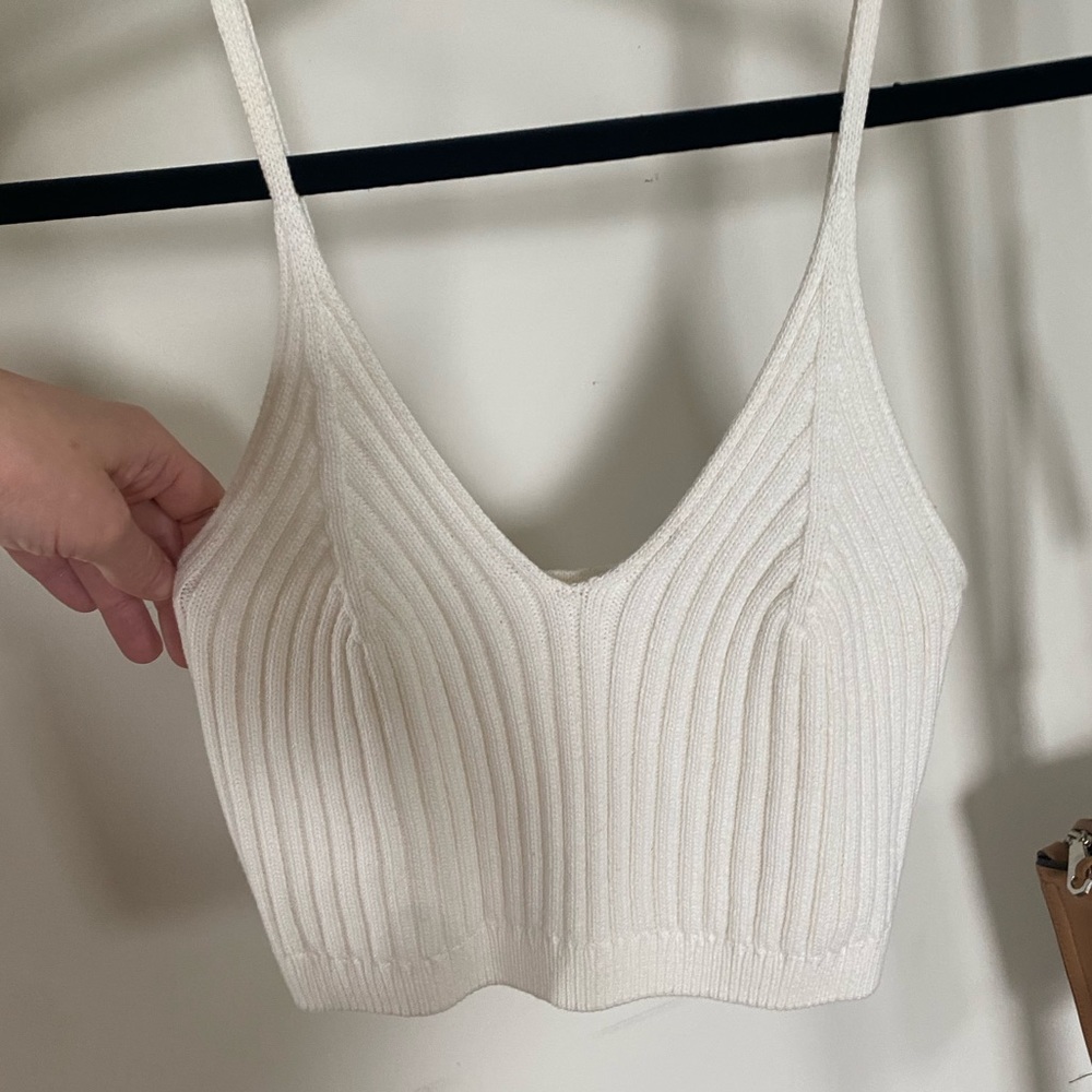 Free People Knit Cropped Cami